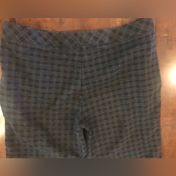 Contemporaine Plaid Checkered Flexible Elastic Waistband Pants size 10 - Picture 5 of 8